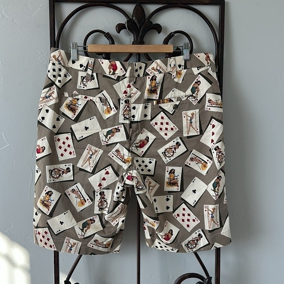 Loudmouth Pin up Girl and Playing Cards shorts - Picture 2 of 11